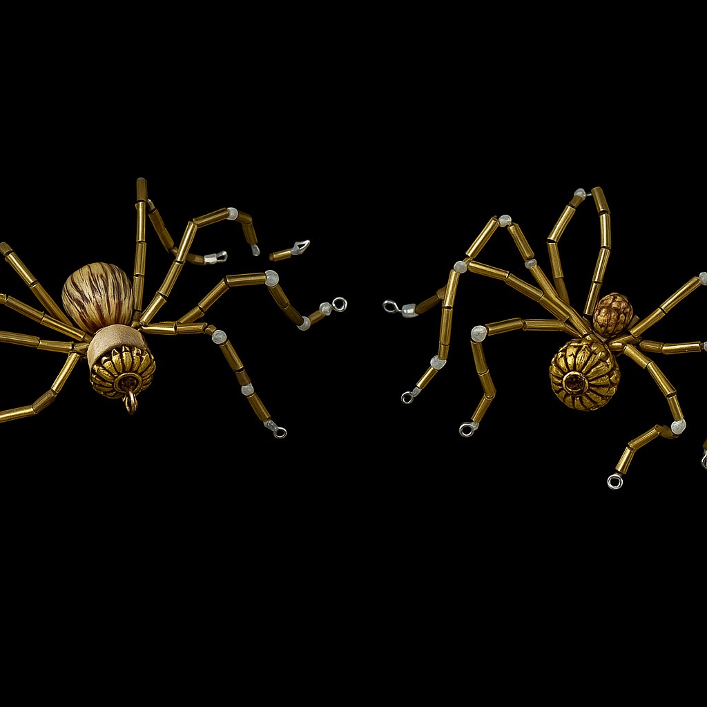 Beaded Spiders