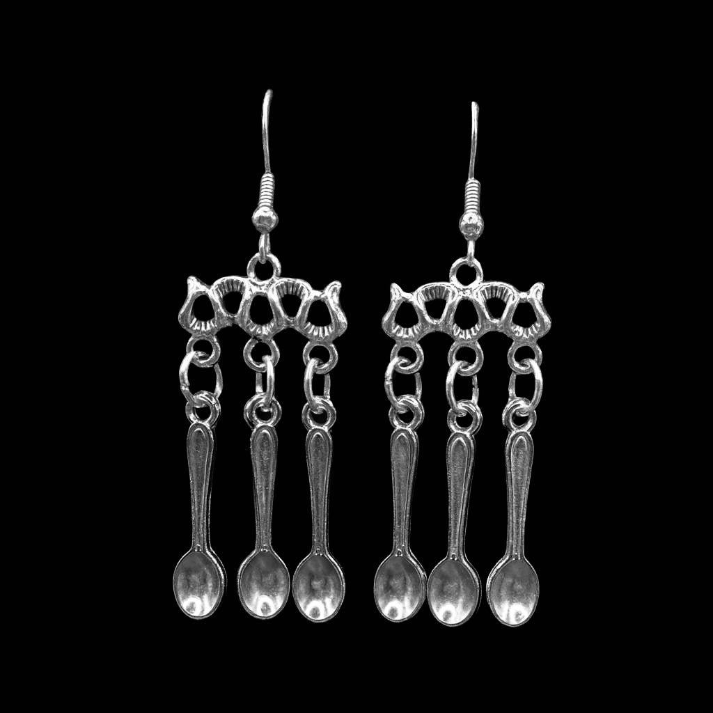 Dragon's Dance Spoonie Earrings