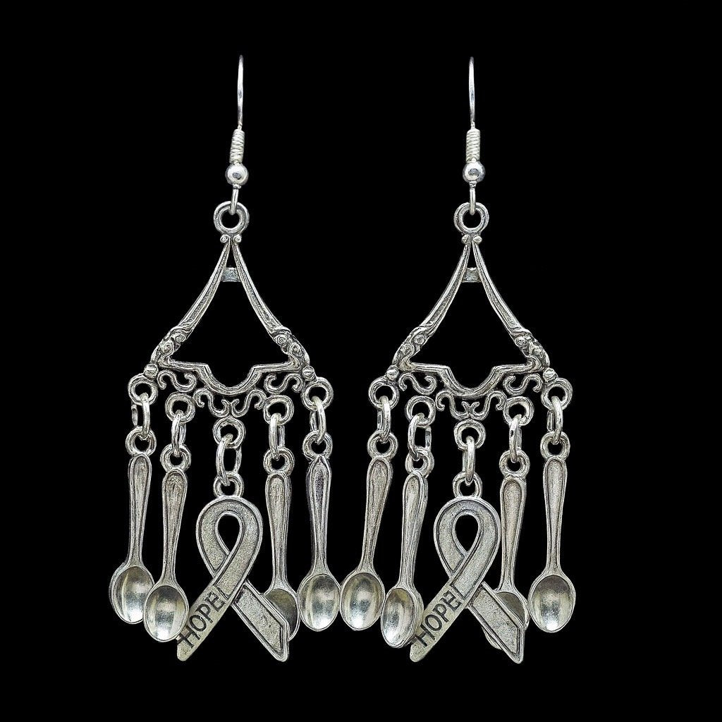 Hope is Here Spoonie Earrings