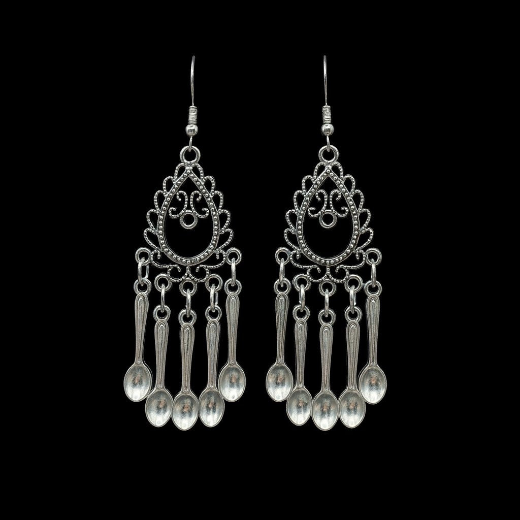Delicate Curves Spoonie Earrings