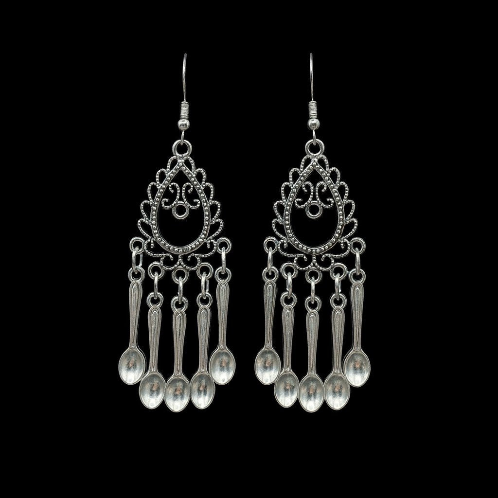 Delicate Curves Spoonie Earrings
