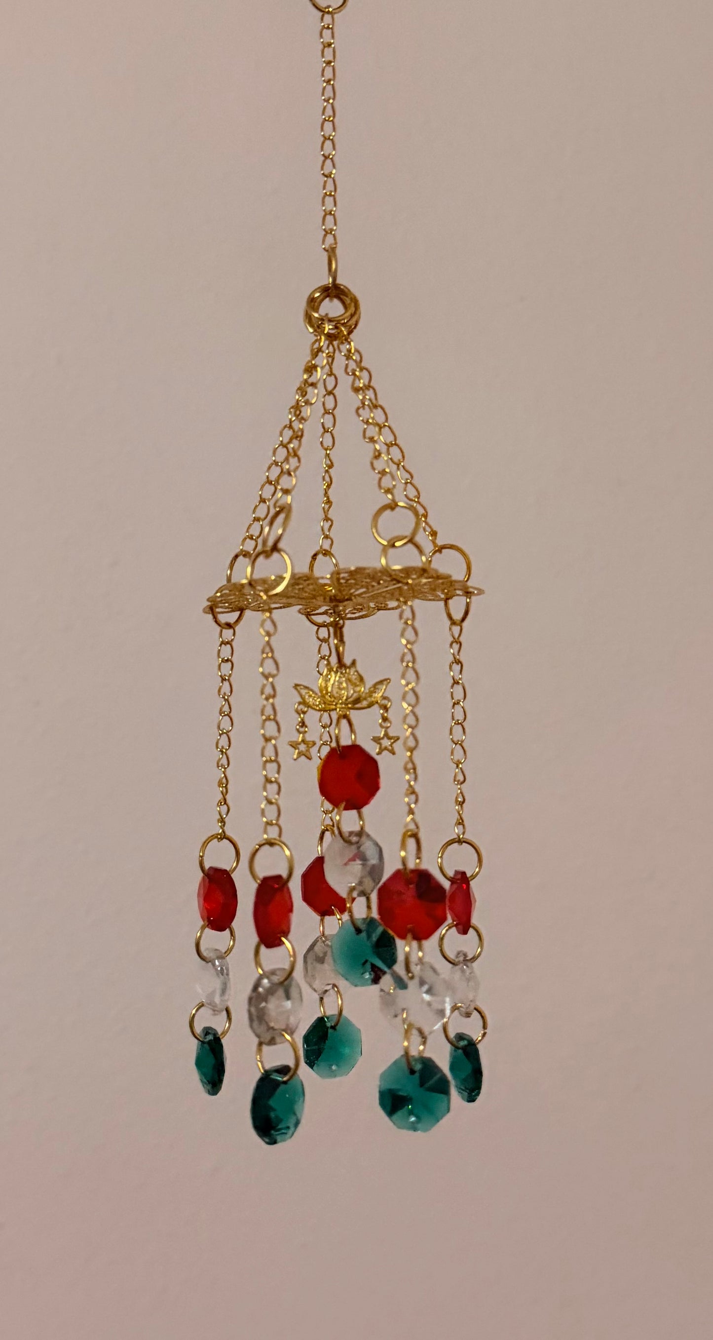 Festive Flower Chandelier Suncatcher