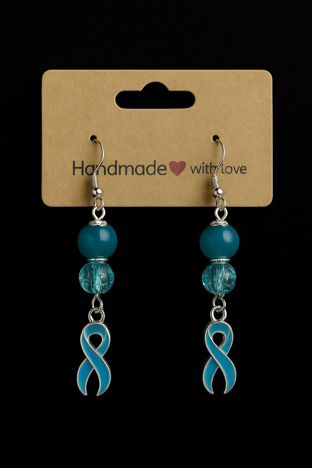 Teal Awareness Earrings