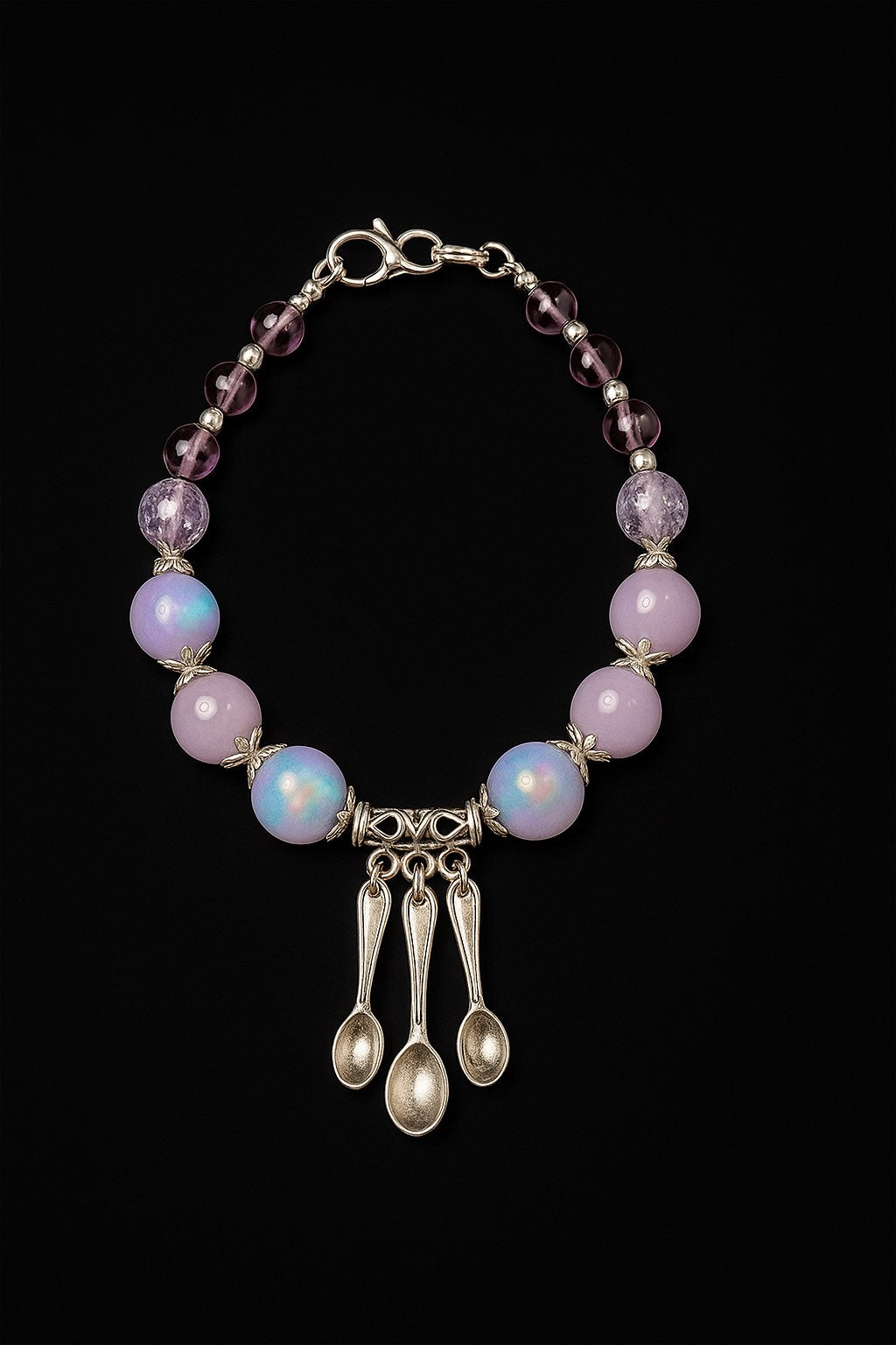 Shades of Purple Spoonie Bracelet