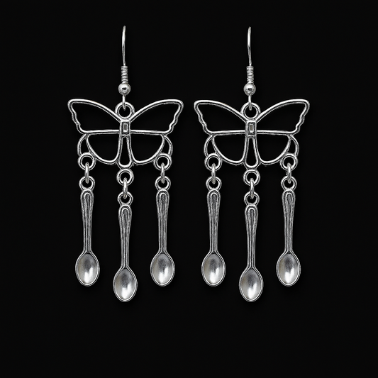 Fly Fly Away Spoonie Earrings