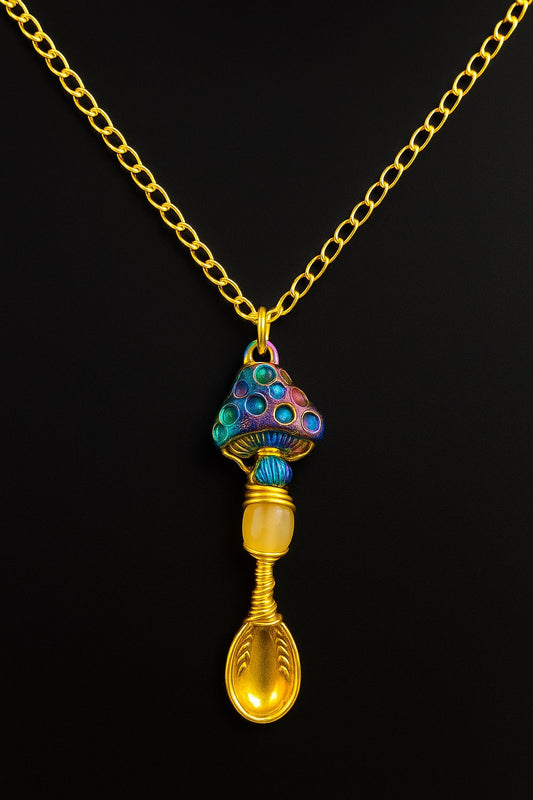 Golden Enchantment Spoonie Necklace